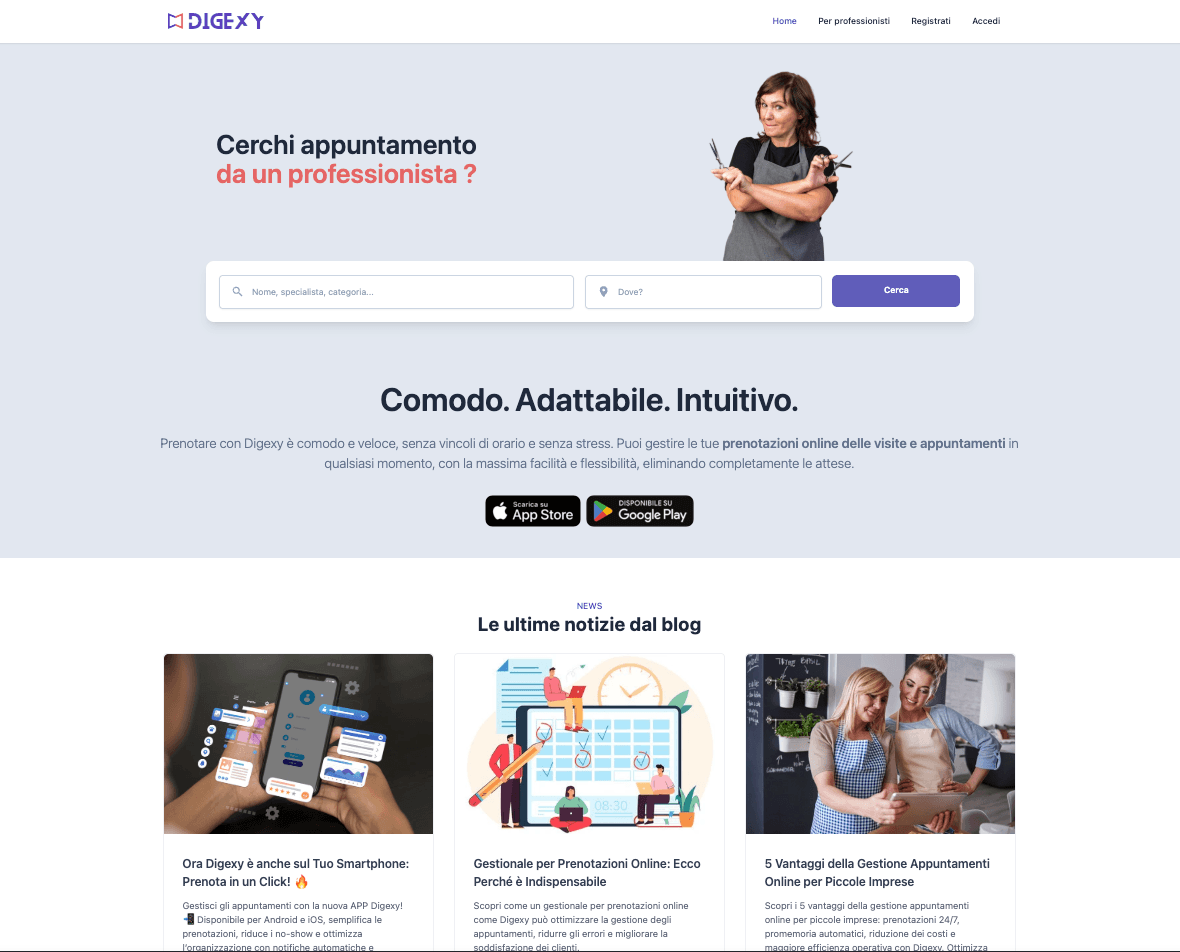 Home page Digexy
